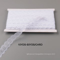 Factory Customized White Elastic Turkish Lace